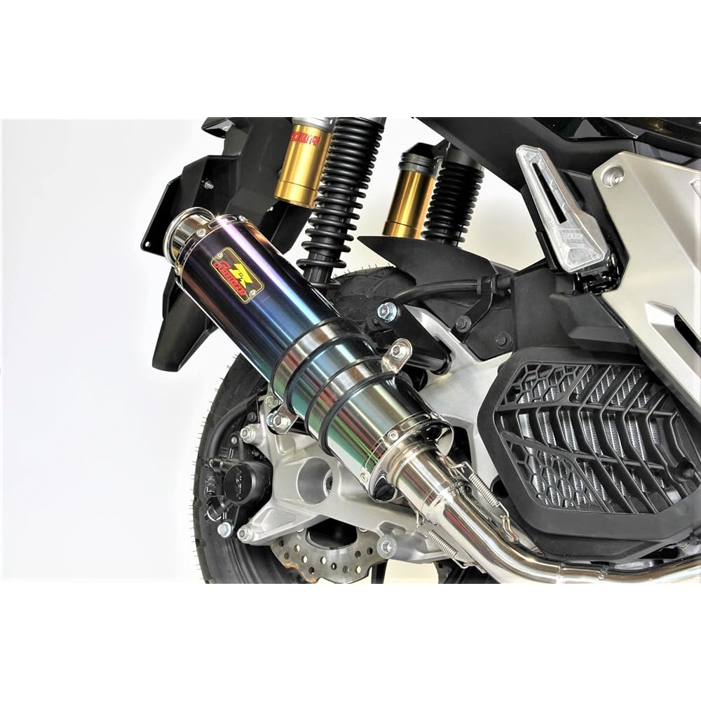 Realize ADV150 Bike Muffler 2BK-KF38 Compatible with 2020-2021 Models 22Racing Ti Titanium Muffler Titanium Blue Color Motorcycle Supplies Motorcycle Parts Full Exhaust Full Exhaust Custom Parts Dress Up Replacement External Product Heavy Bass Realize Ho