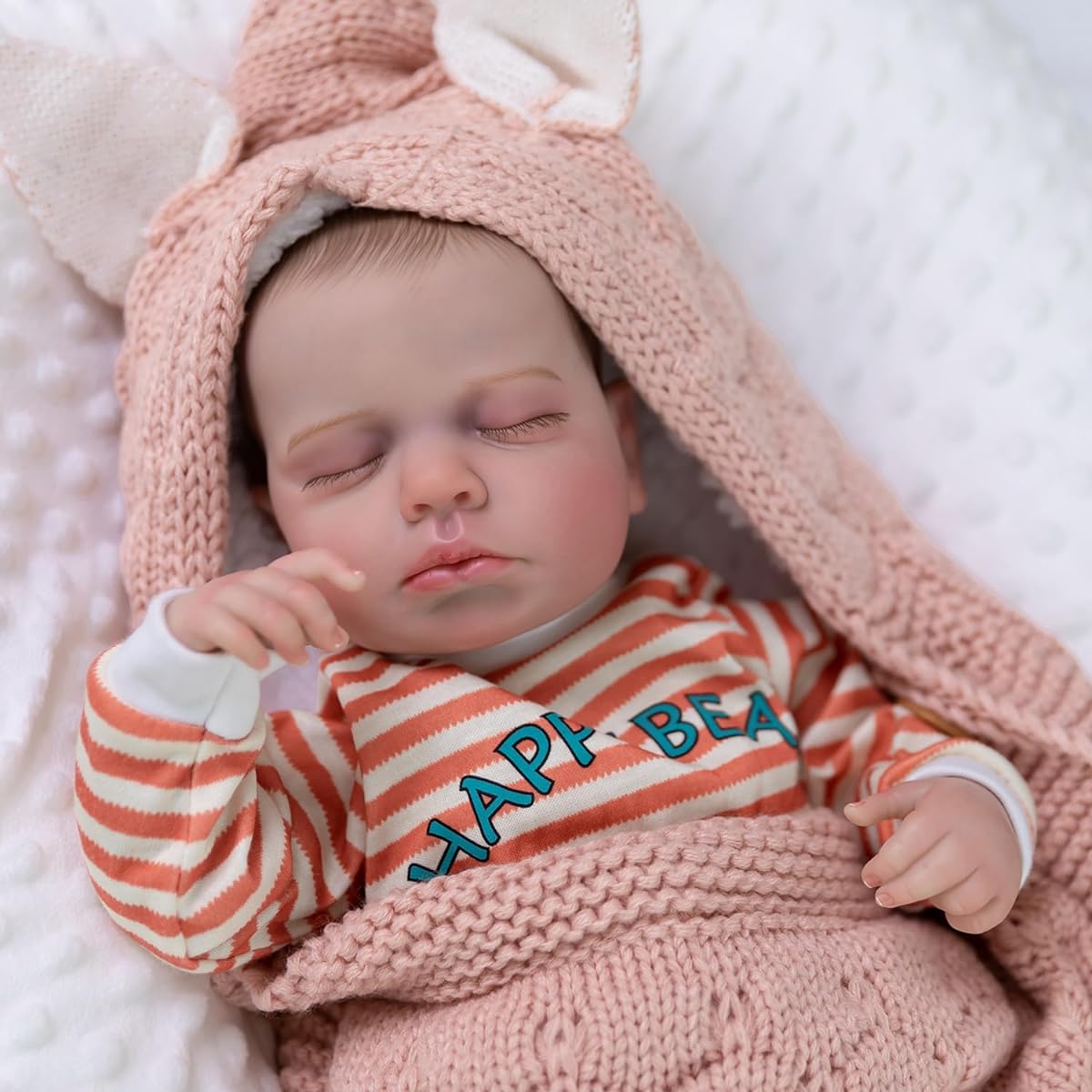 Fancci Reborn Baby Doll: 20 Inch Realistic Baby Doll Real Life Soft Cloth Body Baby Doll