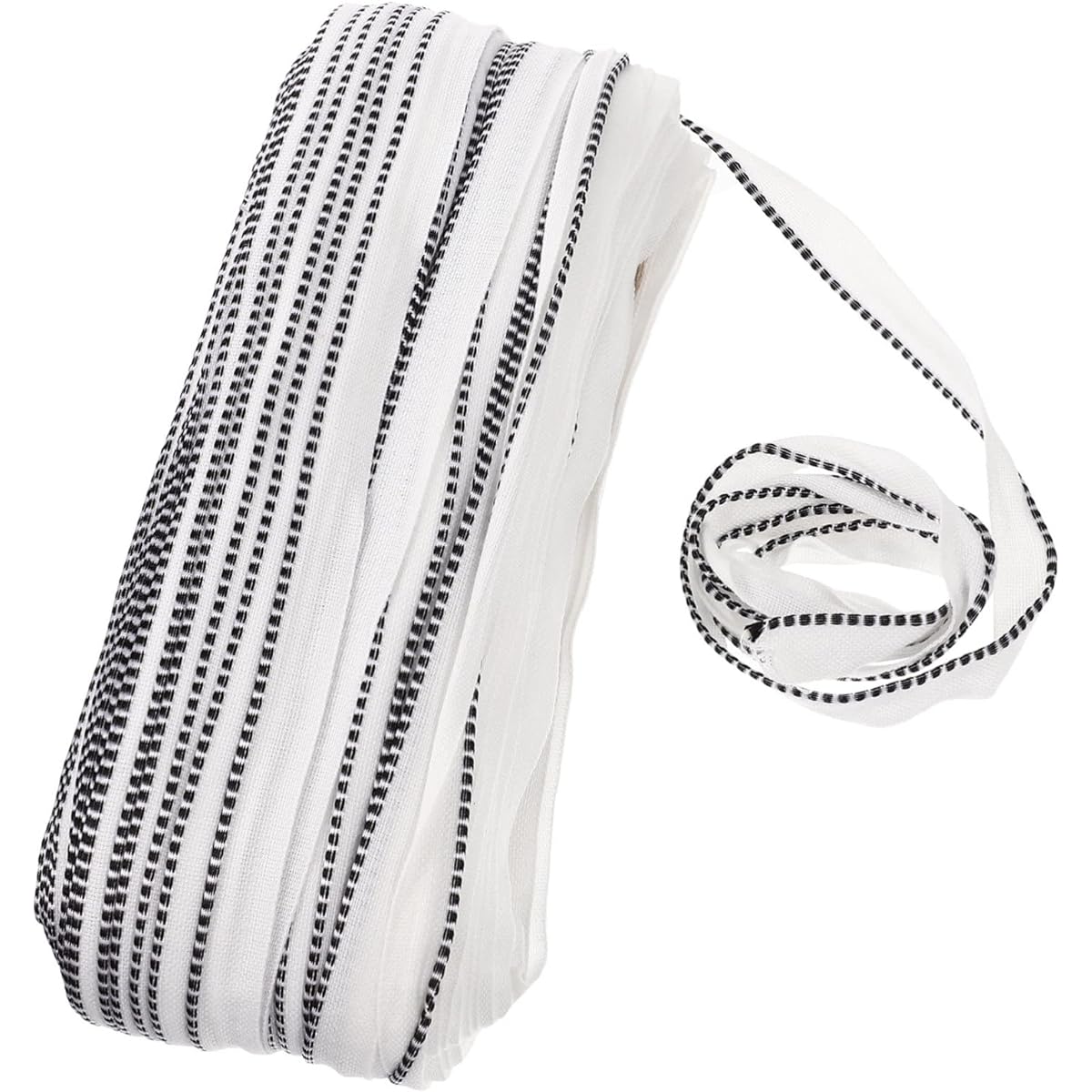 EXCEART 1 Roll Wrapping White/Dark DIY Decoration Beginner Ribbon Tail Material Tool Bookbinding Head Making End Band Band Strip Headband/End Band Book Photo Decoration Headband