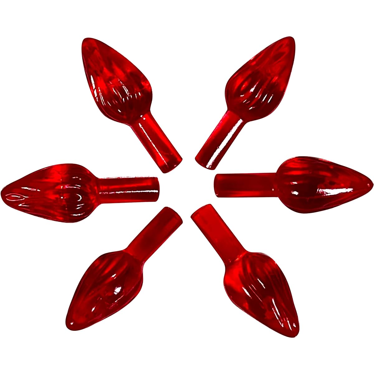 National Artcraft® Medium Twist Style Ceramic Christmas Tree Lights - Red (144 Pieces)