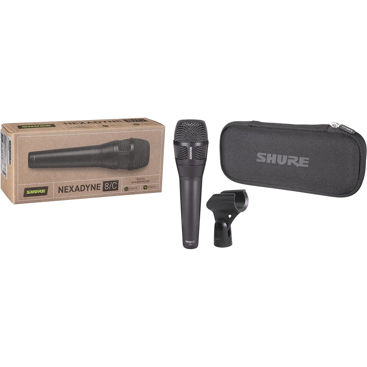 Dynamic Microphone NEXADYNE8/C NXN8/C-J: Cardioid Unidirectional XLR Wired Vocal Singing Live Performance Recording Microphone Highly Durable Revonic™ Dual Engine Transducer Technology (Patented) [Official Japanese Product/2 Year Manufacturer's Warranty]