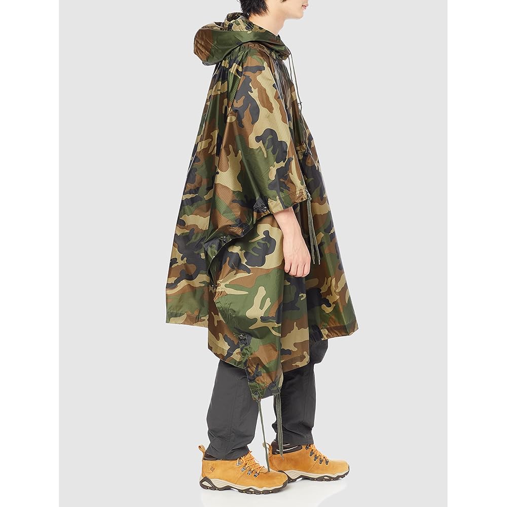 [Fstyle] Poncho Military Poncho with Dog Tag F-SD020603