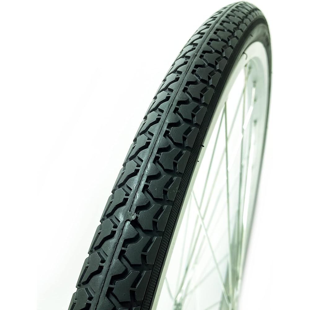 [Set Purchase] SAGISAKA Bicycle Tire Black Tire 26X1 3/8 26 Type WO 14462 + SAGISAKA English Bicycle Tube 26X1 3/8 61663