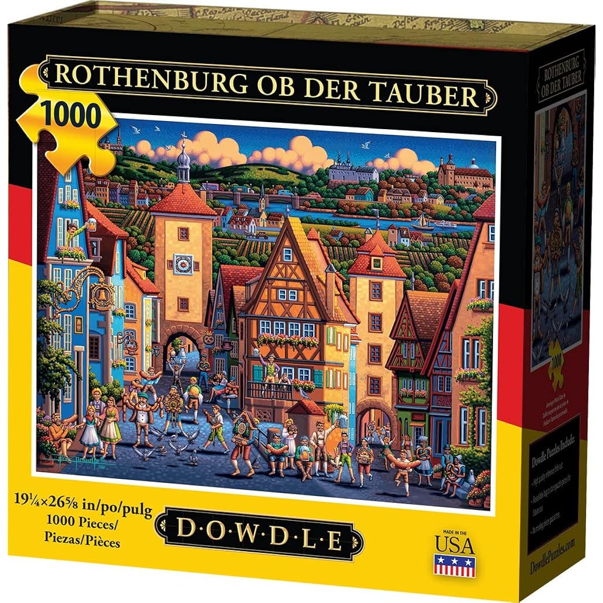 Dowdle Jigsaw Puzzle Rothenburg ob der Tauber 1000 Pieces