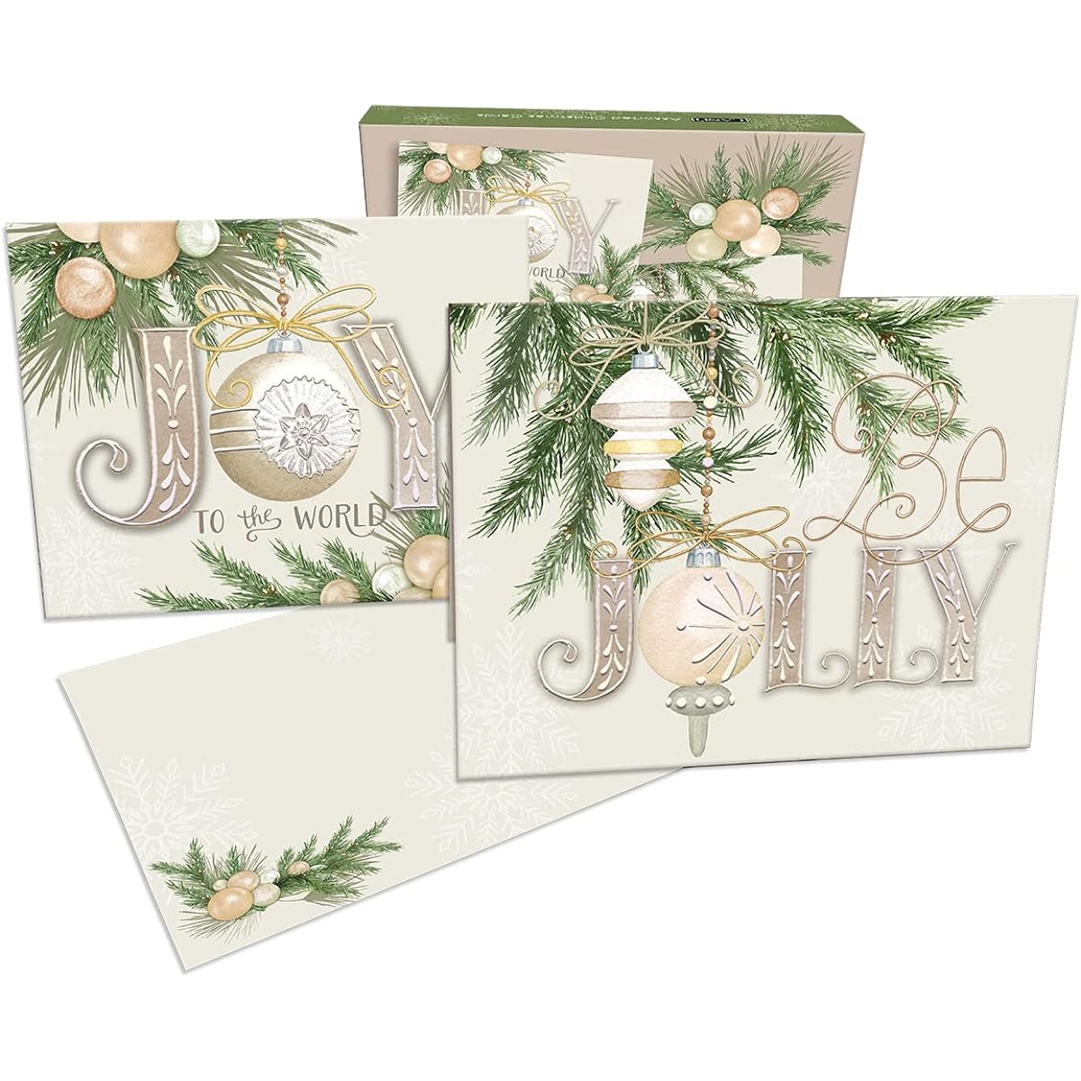 LANG Joyful & Jolly Assorted Boxed Christmas Cards (1008124)