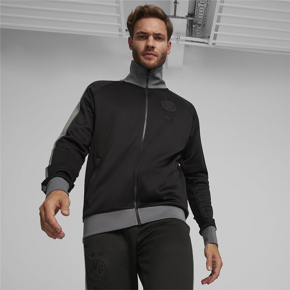 [PUMA] Soccer Football Outer Jumper BVB FtblHeritage T7 Track Jacket 769573 Men's