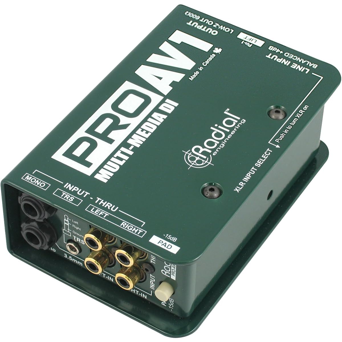Radial Mono Multimedia DI Box PRO AV1 [Official Japanese Import]