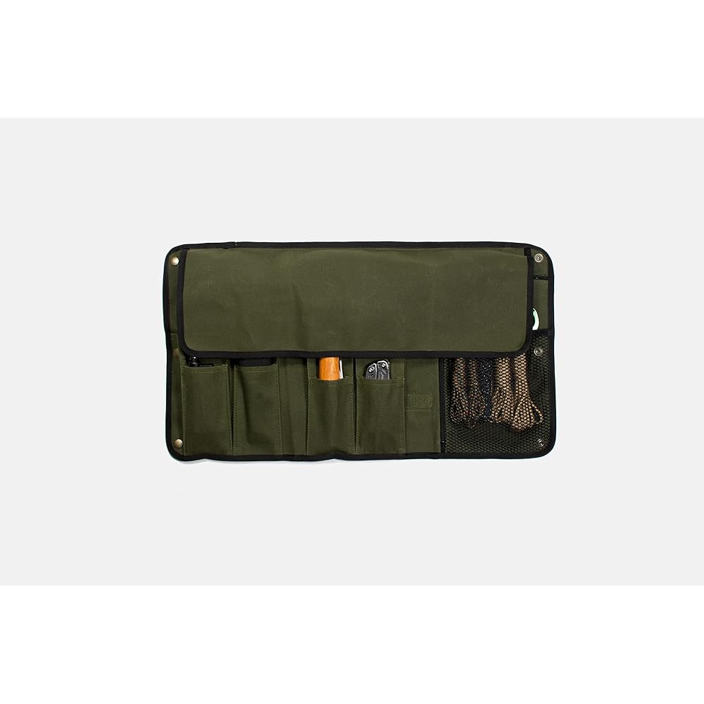 MAAGZ Multi-Tool Bag S [CD0009-1] Storage Case, Storage Bag, Bonfire Tools, Tools, Cooking Utensils, Canvas, Made in Japan (Khaki Drab)
