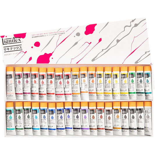 Liquitex Acrylic Paint, Soft Type, 36 Colors, Set A, Traditional Colors, 20ml (No. 6)