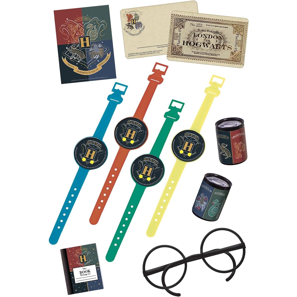 Harry Potter Hogwarts United Megamix Value Pack - 11.5" x 9" | Assorted Colors | Pack of 48