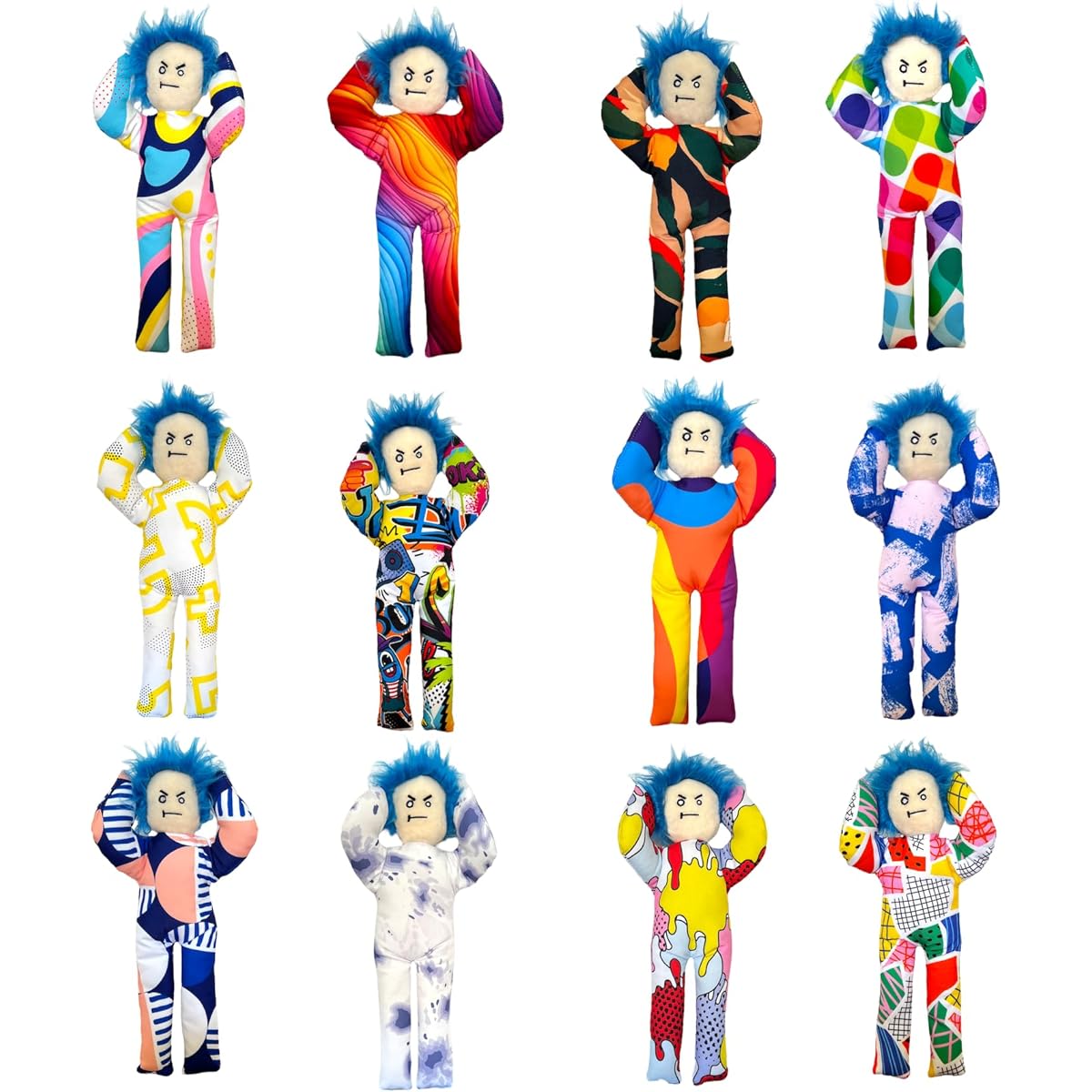 AVINITI Funny Gag Gift - Banging Sam Doll - Classic Random Color - Friends, Colleagues, Men, Women, Husband, Wife, Girlfriend, Boyfriend (3 Dolls)