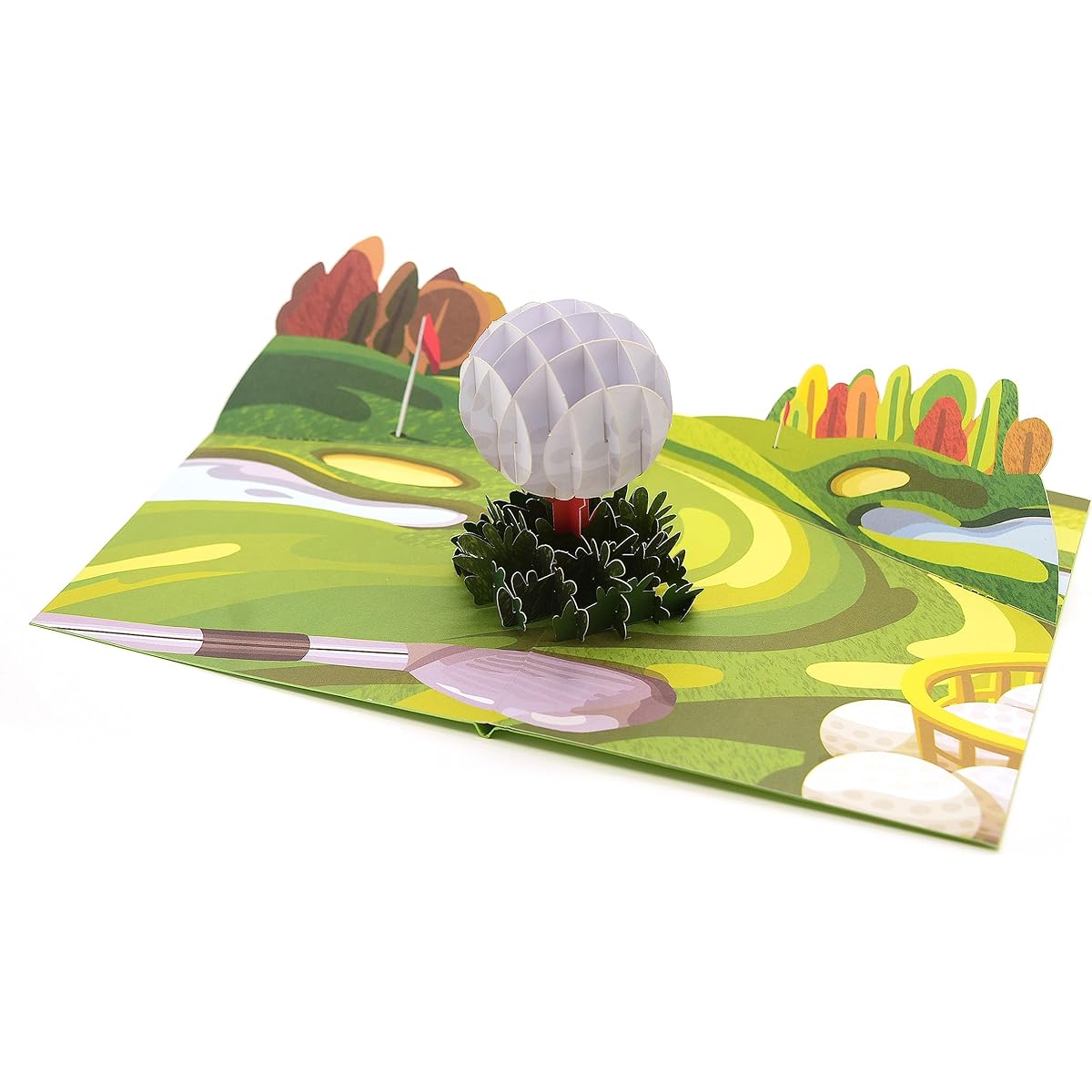 Golf Ball Pop Up Card Father's Day 3D Card Greeting Card for Dad Card for Friend Greeting Card for Dad Handmade Card Happy Father's Day Card Birthday Card