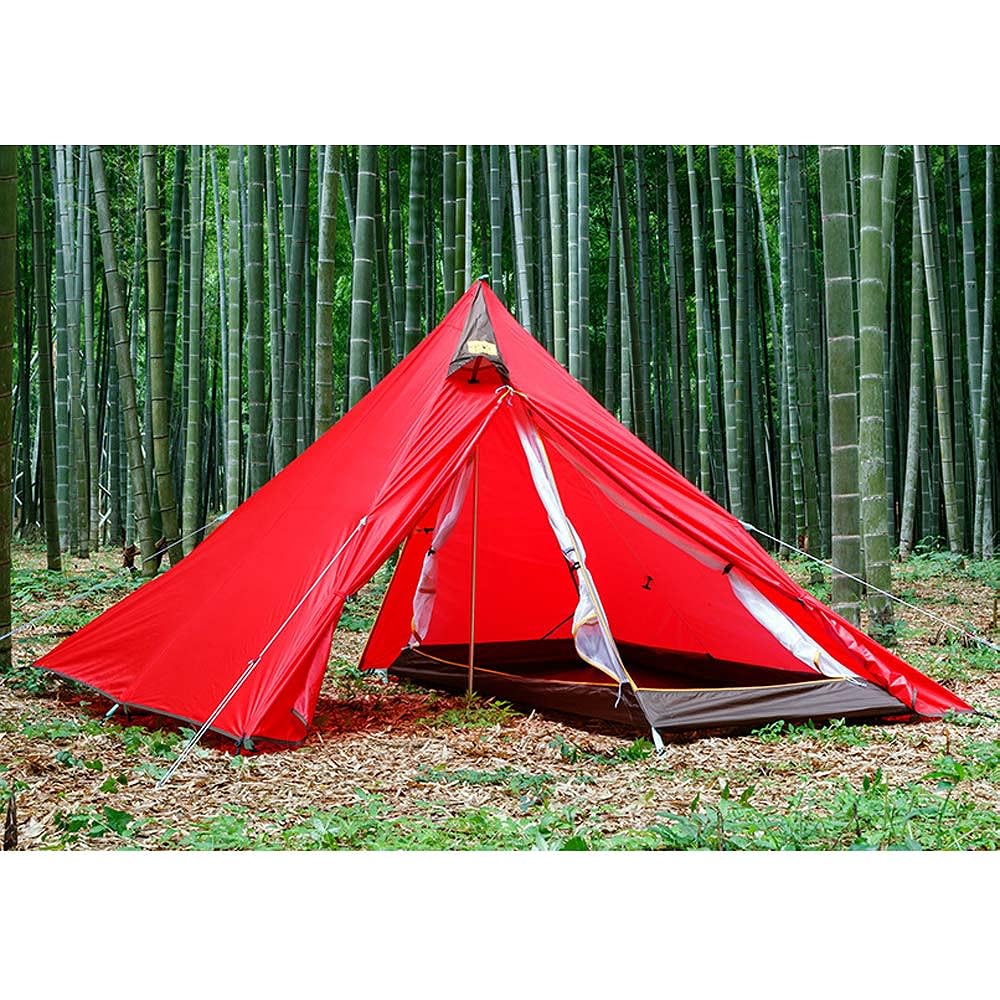 Tenmaku Design x Campanda Panda Red Camping & Hiking