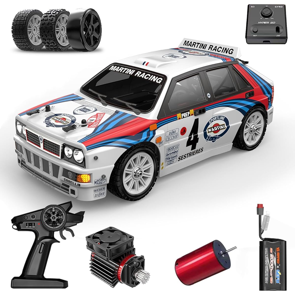 Fenamx 4 Brushless RC Car 14302 Hyper 4wd Rc Car Allroad RC Drift Car Brushless Scale 2.4G 4WD High Speed Electric Terreneitor 4x4 Caro 1/14 High Speed RC Car Drift Adult