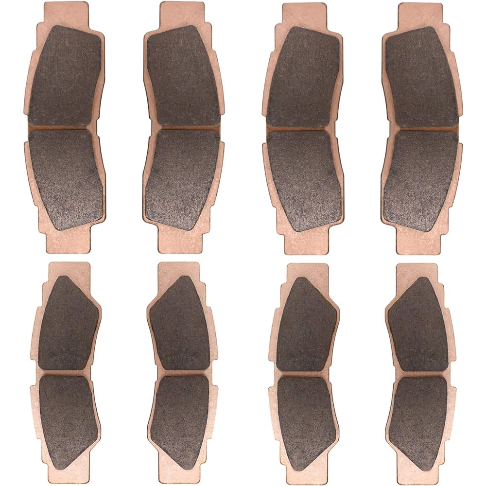 Brake Pads Yamaha YXZ 1000R & SE 2016-2019/2017-2019 YXZ 1000R SS / 2017 2018 Yamaha YXZ 1000R SS SE 4 Sets Front & Rear Heavy Duty Replacement Brake Pads