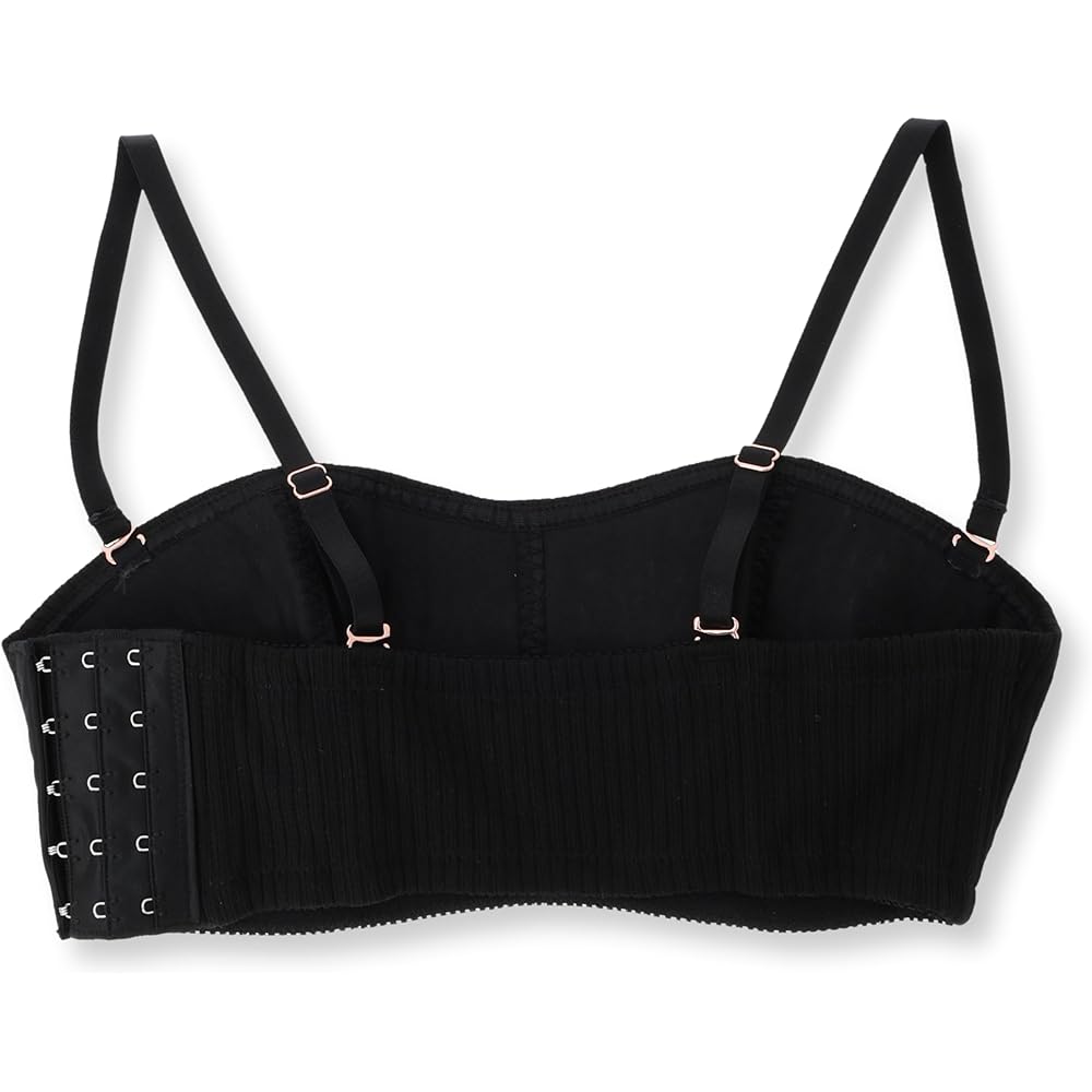 [Lily Brown] Lingerie Rib/Like Cross Strapless Bra LLCT224505 Women's