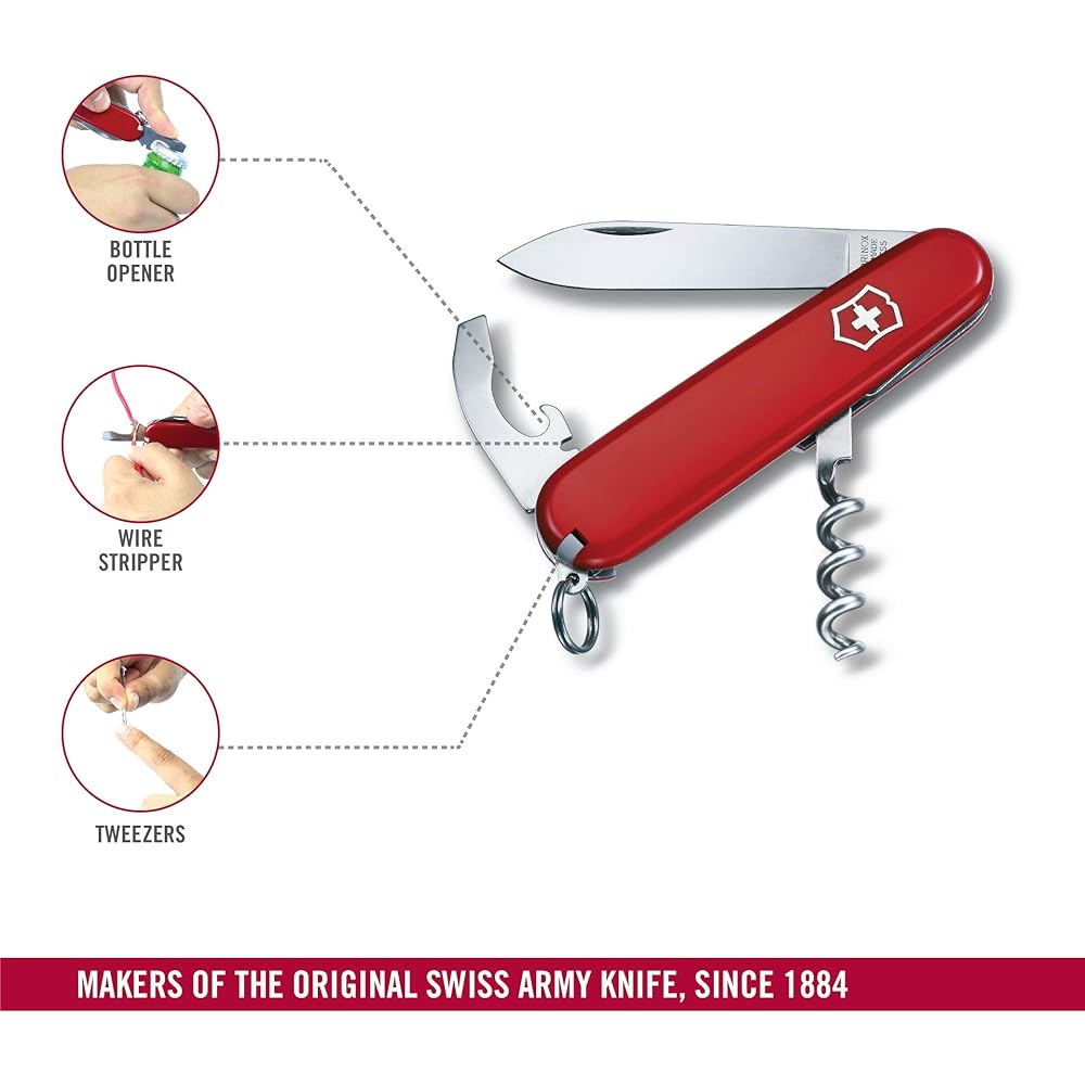 VICTORINOX Knife Sommelier Knife Corkscrew Bottle Opener Waiter [Domestic Genuine Product] Set