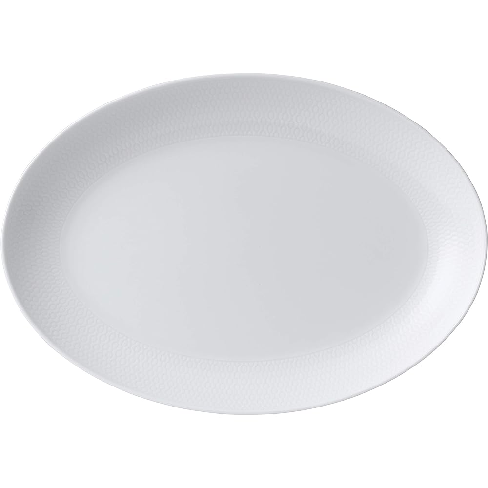 [Regular Imported Product] Wedgwood Geo Oval Dish 30cm Wedding Gift Present