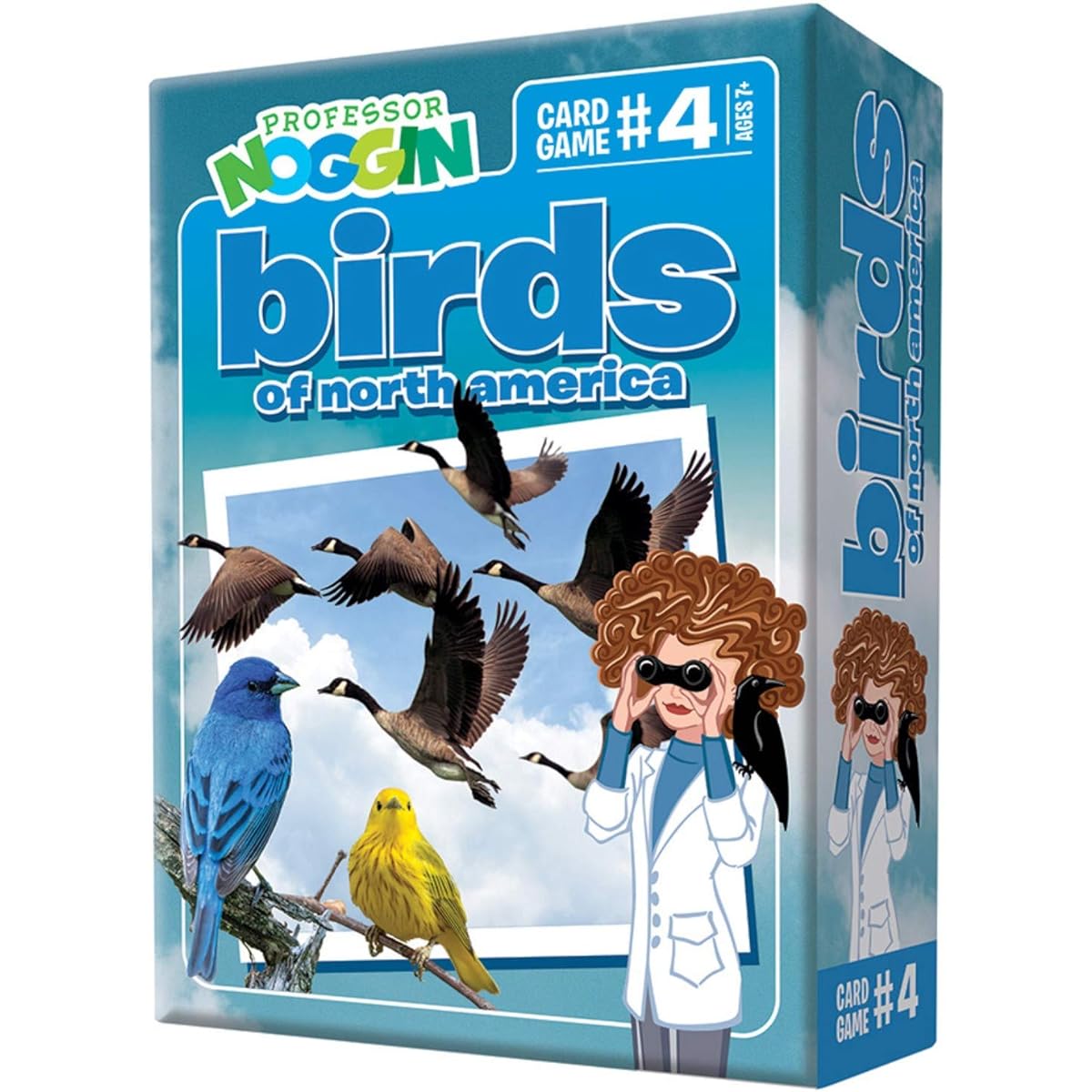 Professor Noggin's Birds of North America Trivia Card Game - Educational Based Card Game for Kids - Trivia True or False Multiple Choice - Ages 7+ - Includes 30 Cards