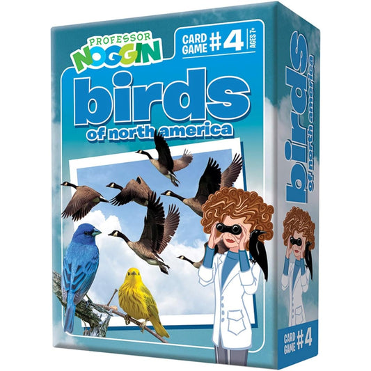 Professor Noggin's Birds of North America Trivia Card Game - Educational Based Card Game for Kids - Trivia True or False Multiple Choice - Ages 7+ - Includes 30 Cards