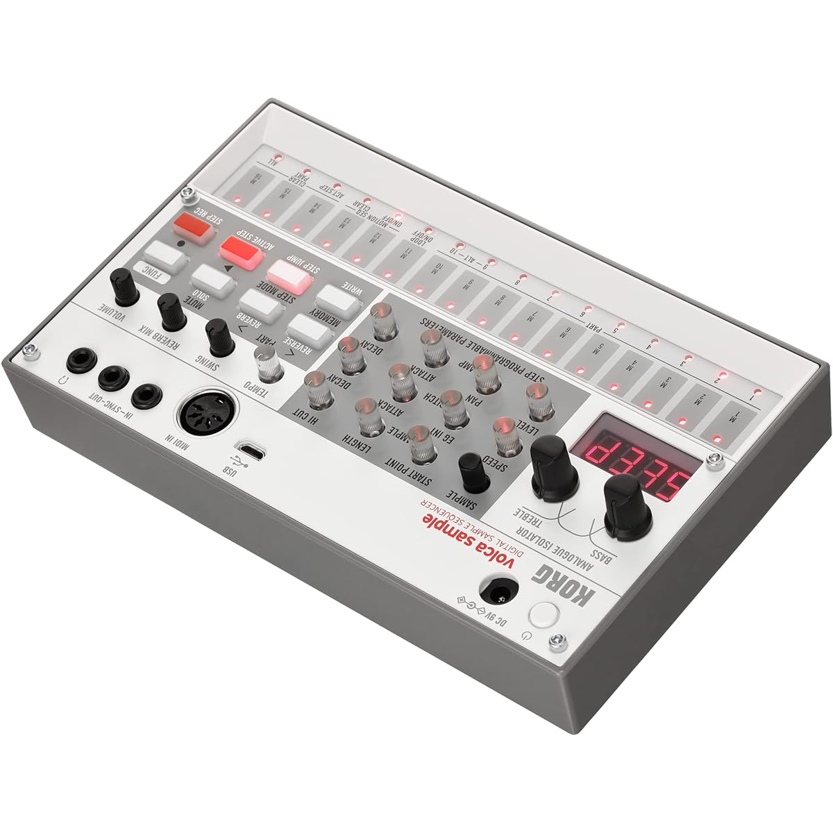 KORG Digital Sampler Volca Sample2 Synthesizer Battery-powered Built-in speaker Compact size that can be used with headphones Compact size that can be used anywhere