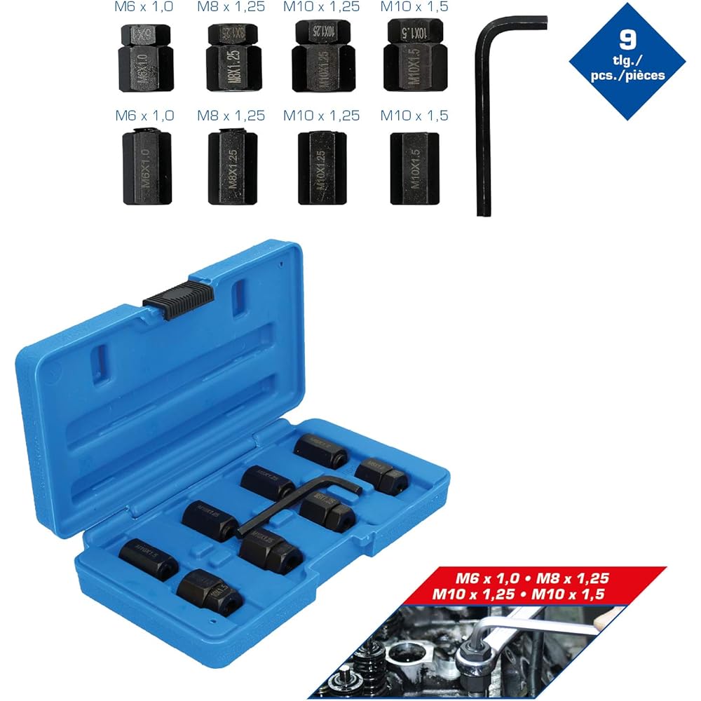 KS Tools Stud Removal & Installer Set 9 Pieces BT542000