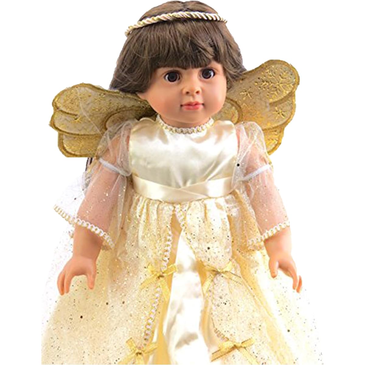 Golden Angel - fits 18" American Girl Doll, Madame Alexander Our Generation, etc. | 18" Doll Clothes