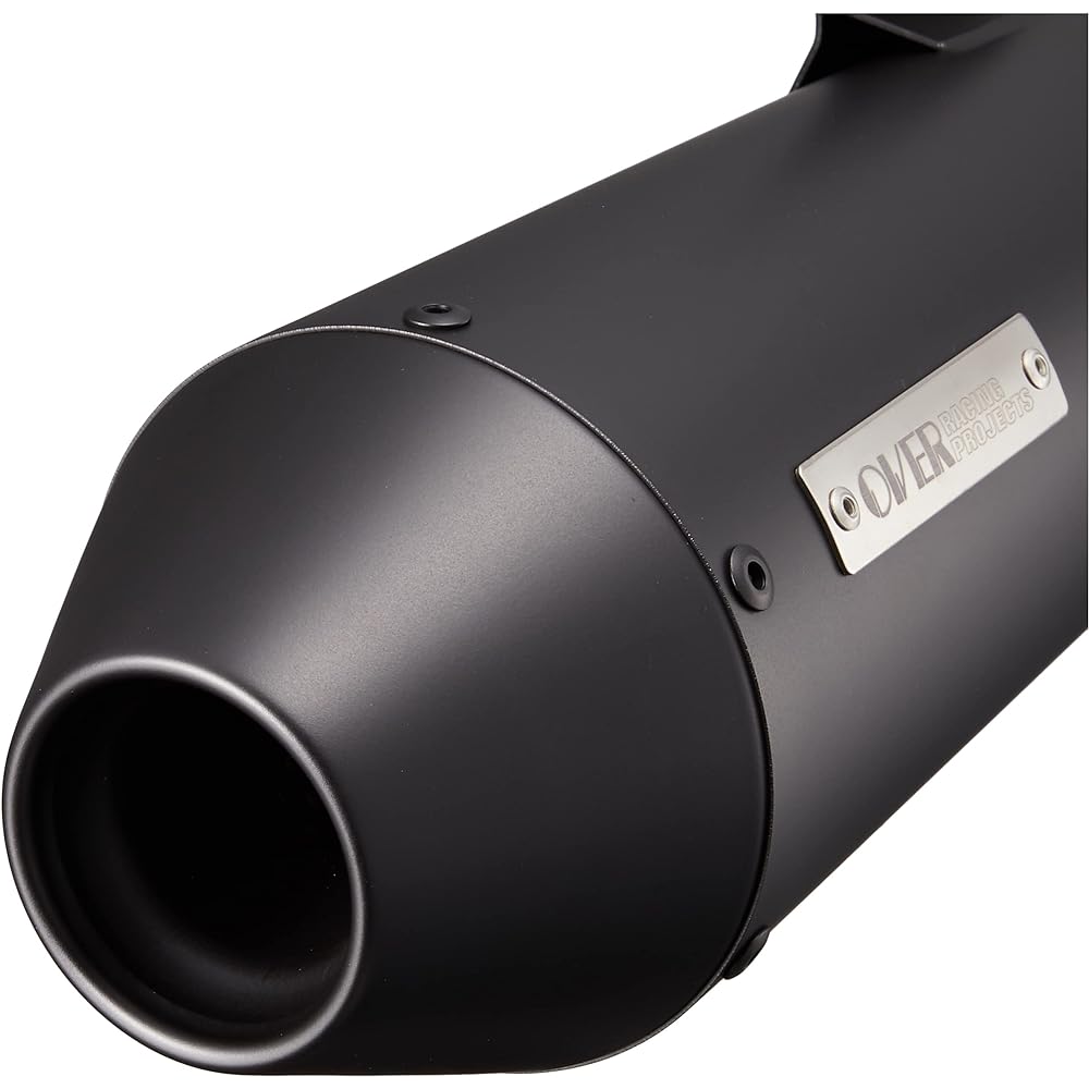 OVER RACING Over Racing Slip-on Rebel 250 Rebel250 SS Megaphone Muffler JMCA Government Certification Matte Black 17-13-02
