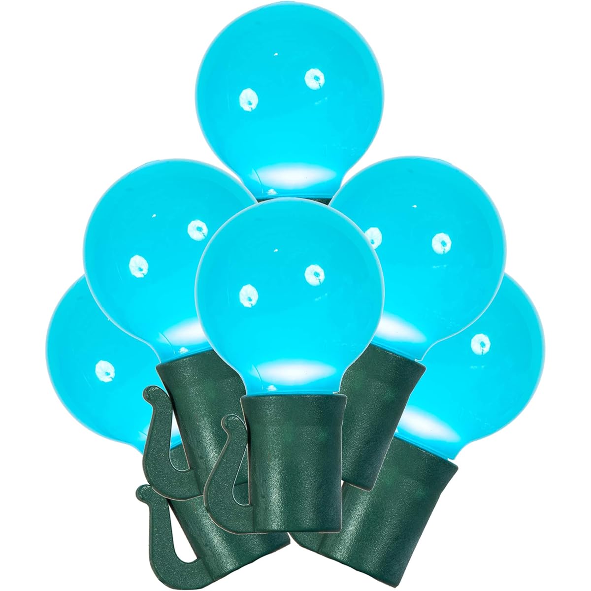 Vickerman 25 G30 LED Light on Green Wire 16' X8GCG30