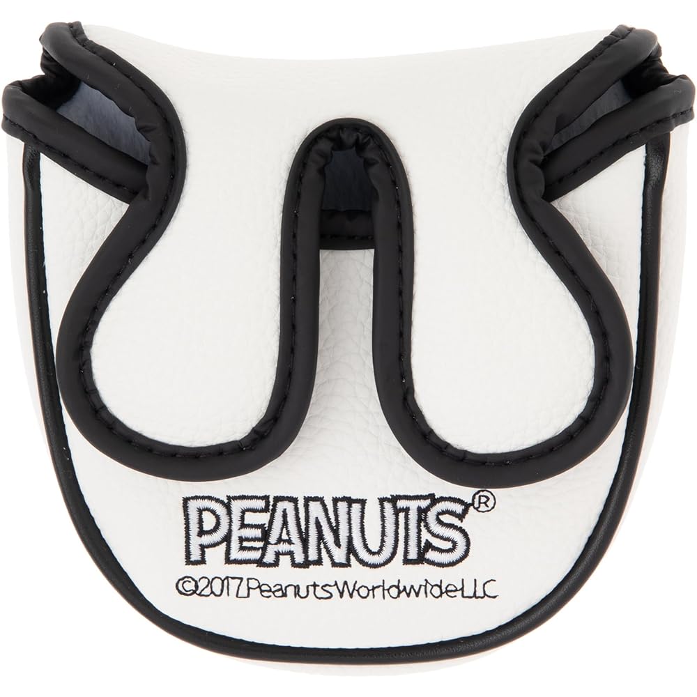 Uplark Head Cover H-160 Putter Cover Snoopy & Gallery (D Type) H-160 White