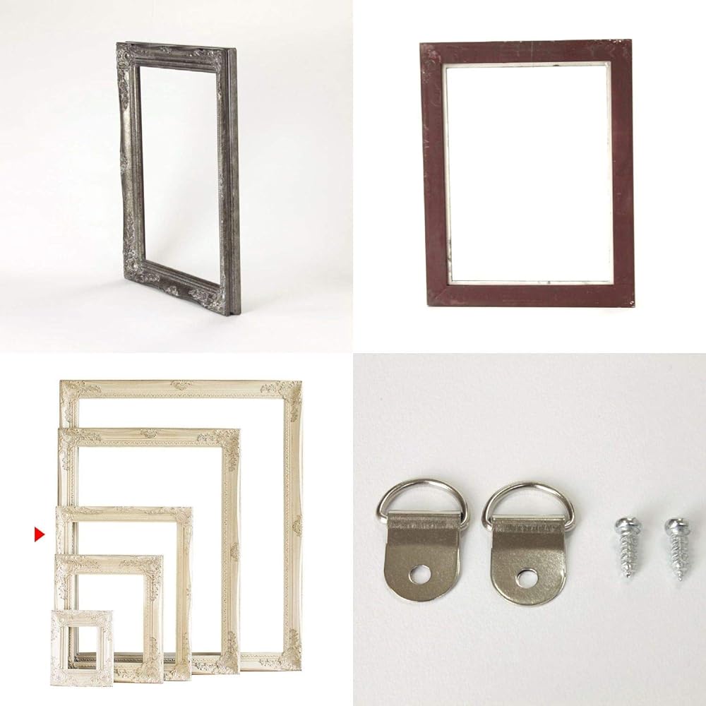 SPICE OF LIFE Picture Frame Antique Style Frame ANCIENT Silver L Size 38 x 48cm SQM810LSV