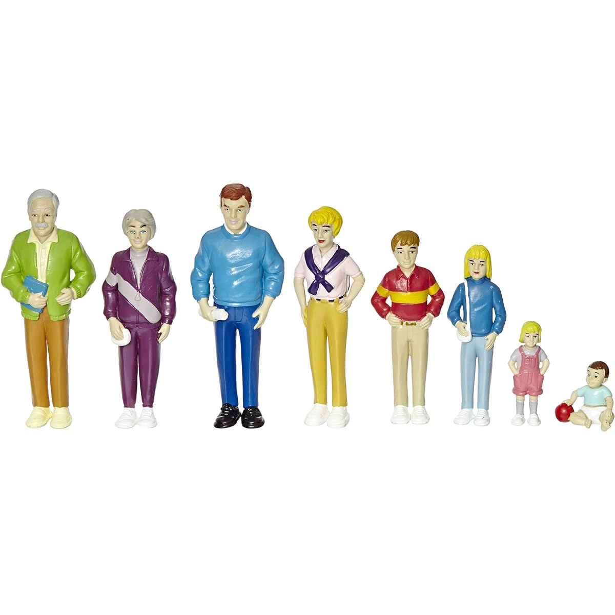 Marvel Pretend Play Family - Caucasian Dolls - Set of 8