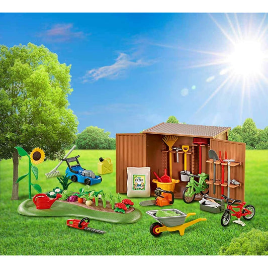 Playmobil 6558 Tool Shed With Garden