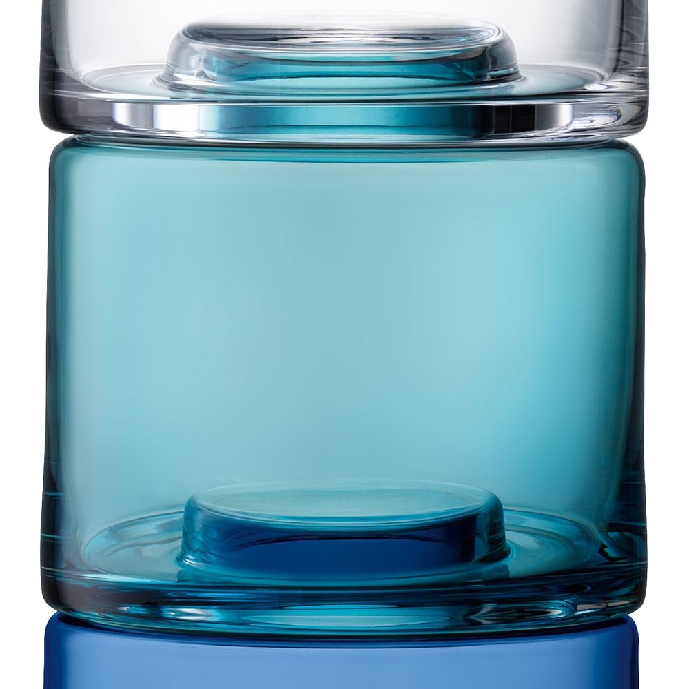 LSA Flower Vase Blue Height 41.5cm STACK G1151-01-248
