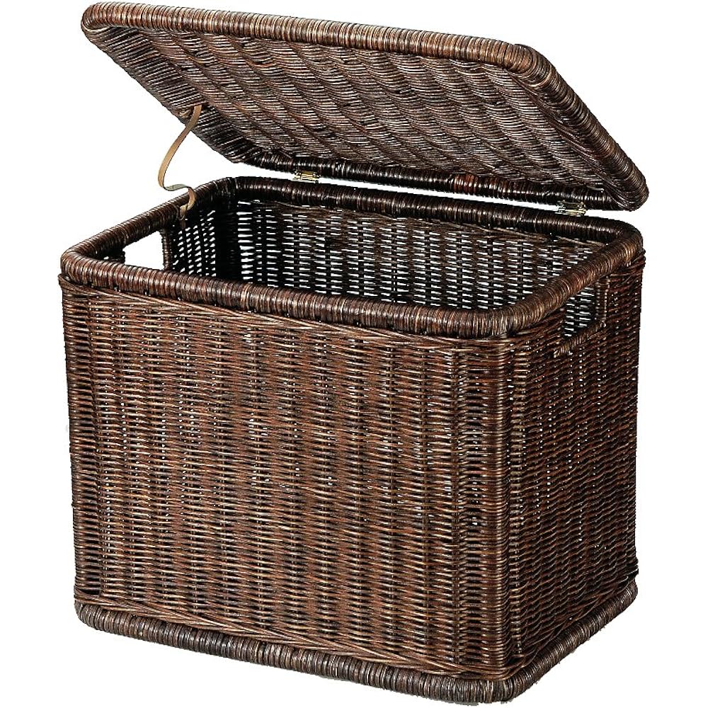 Tidorisangyou Basket Brown Approx. 42 x 31 x 24 cm