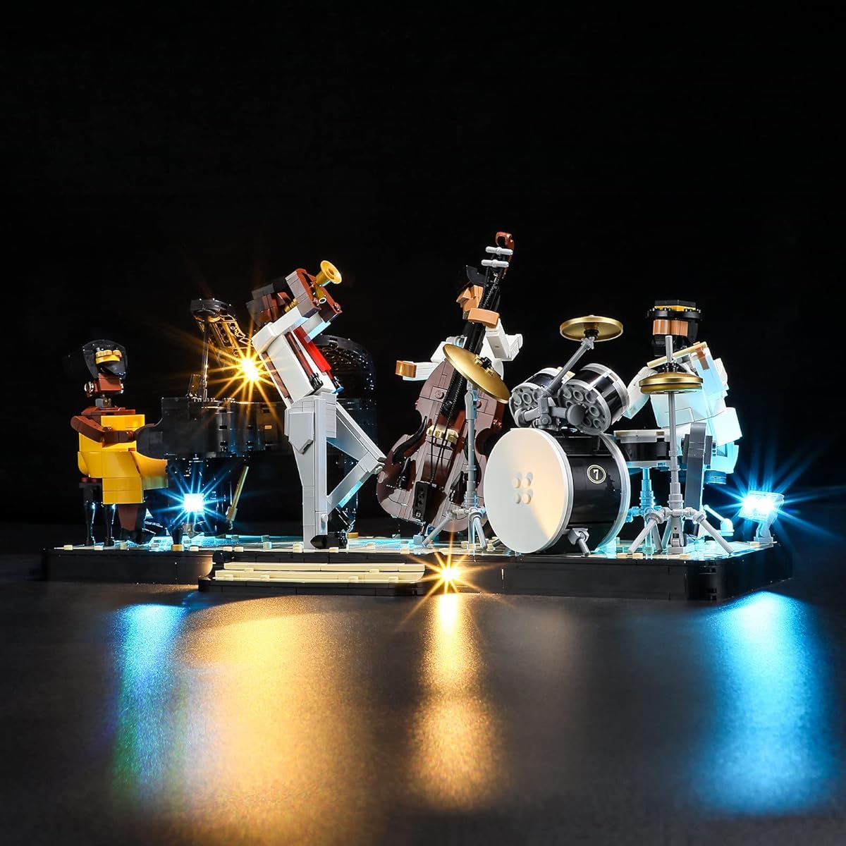 Lighting Light for Lego 21334 Jazz Quartet - LED Lighting Kit Compatible with Lego Building Blocks Model - Model Set Not Included