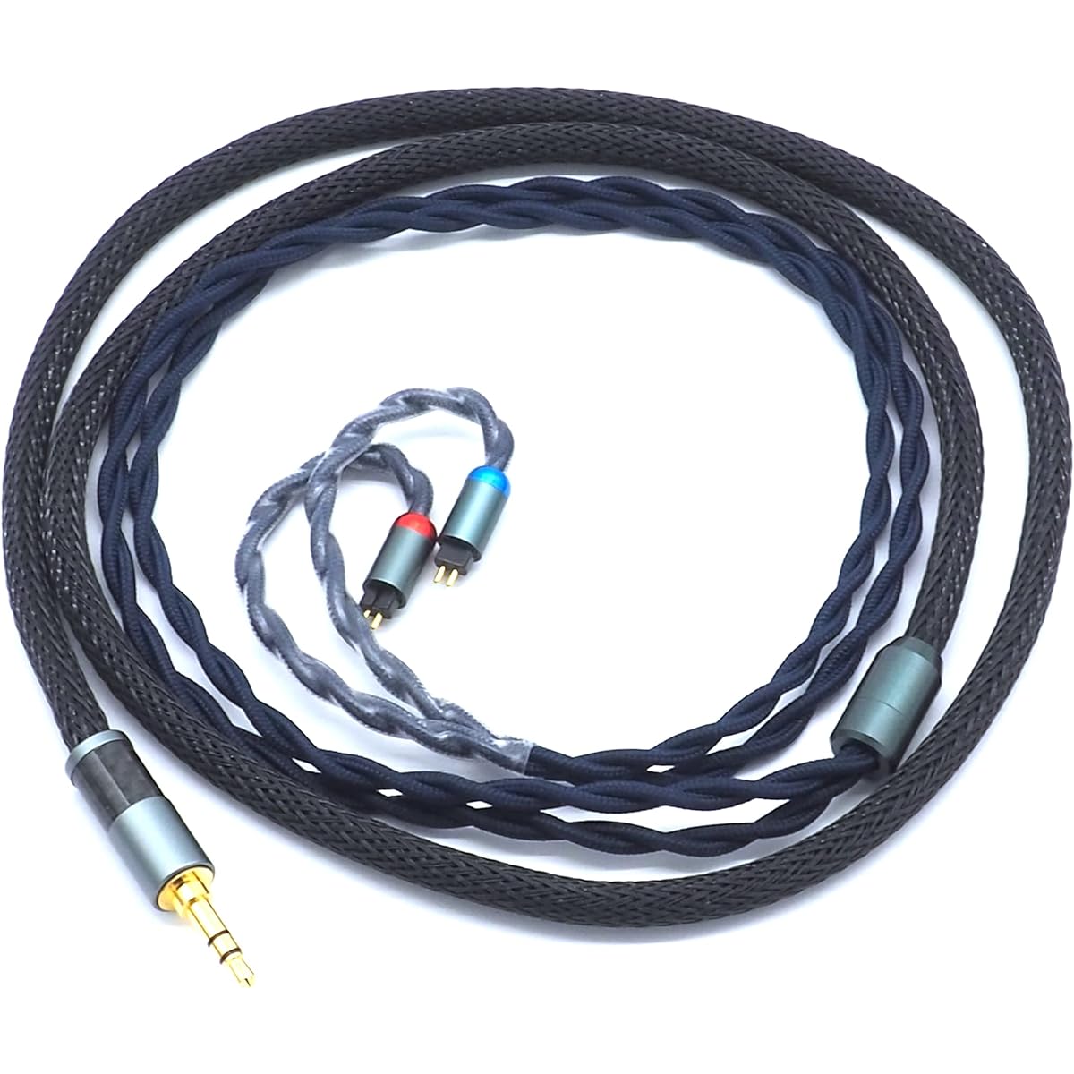 [Domestic Genuine Product] SoundsGood 2Pin - 3.5mm 4-core Handmade Cable High Purity Single Crystal Copper Wire + Oxygen-Free Copper Wire Earphone Upgrade Cable 2Pin Replacement Cable [Moonside Series MS-TS]