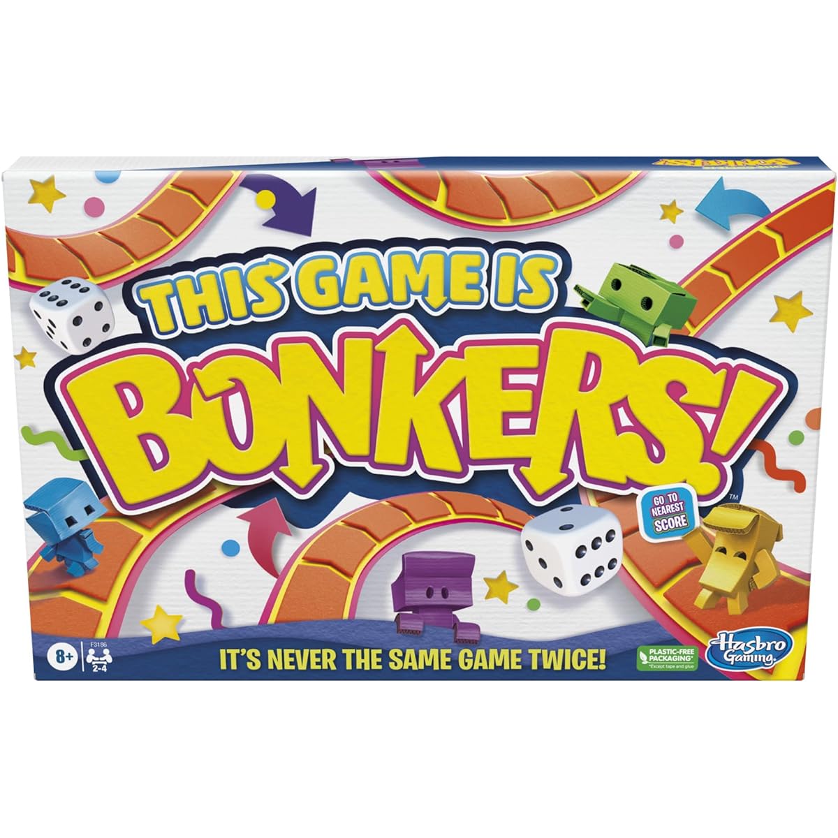 This Game is Bonkers Board Game Classic Family Board Game Wacky and Fun Board Game for Ages 8 and Up