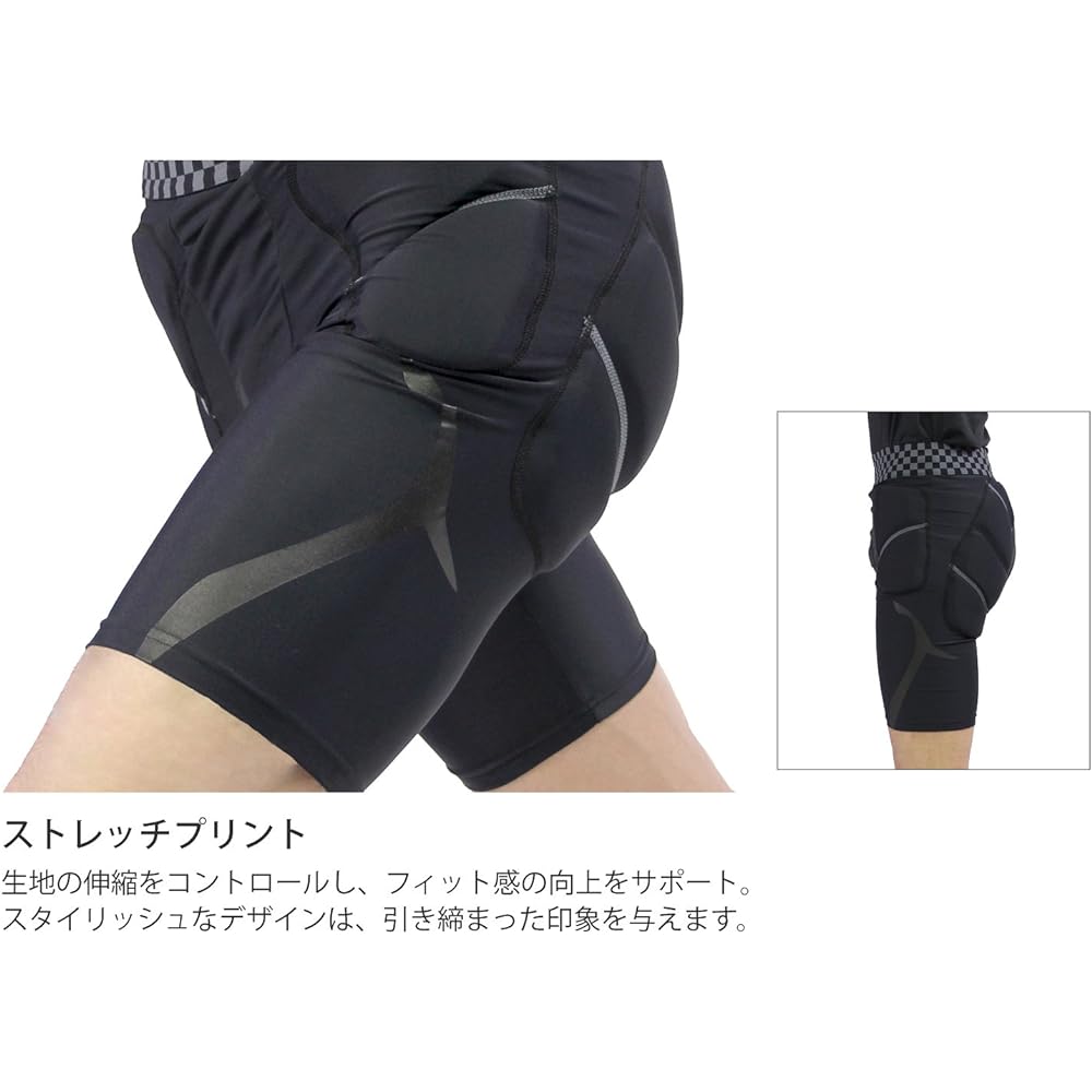 VAXPOT Hip Protector Short Men's Women's [Uses Closed Cell NBR Pad] VA-3007