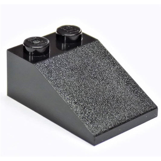 (c. 50 Pieces, Black) - LEGO Parts and Pieces: Black 2x3 33 Slope x50