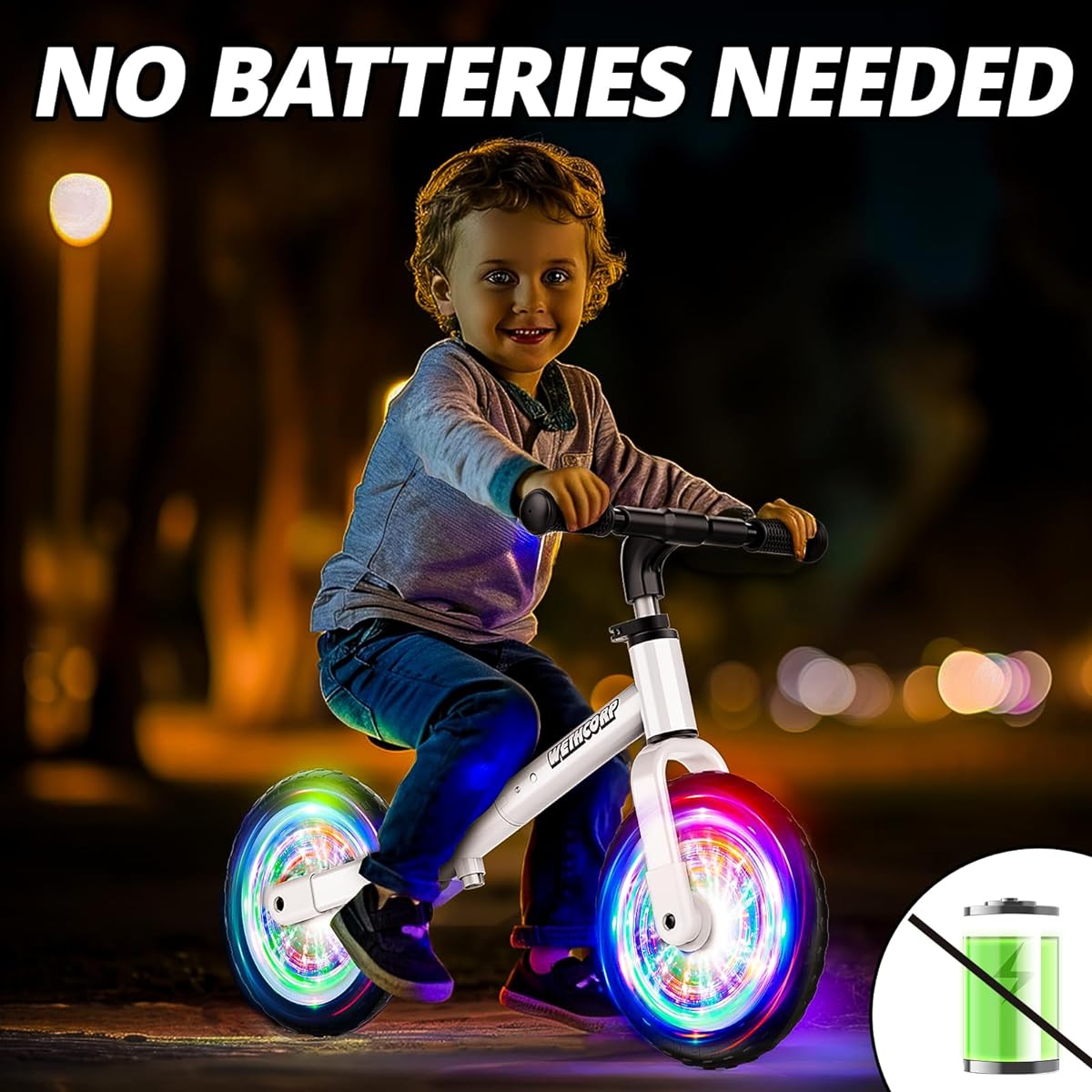 WethCorp Balance Bike for Toddlers