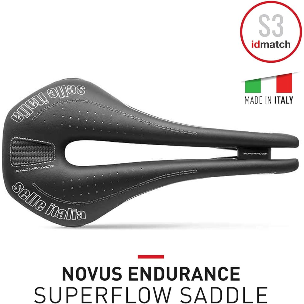 Selle Italia SELLE ITALIA NOVUS Endurance Ti316 BK S S.Flow Black