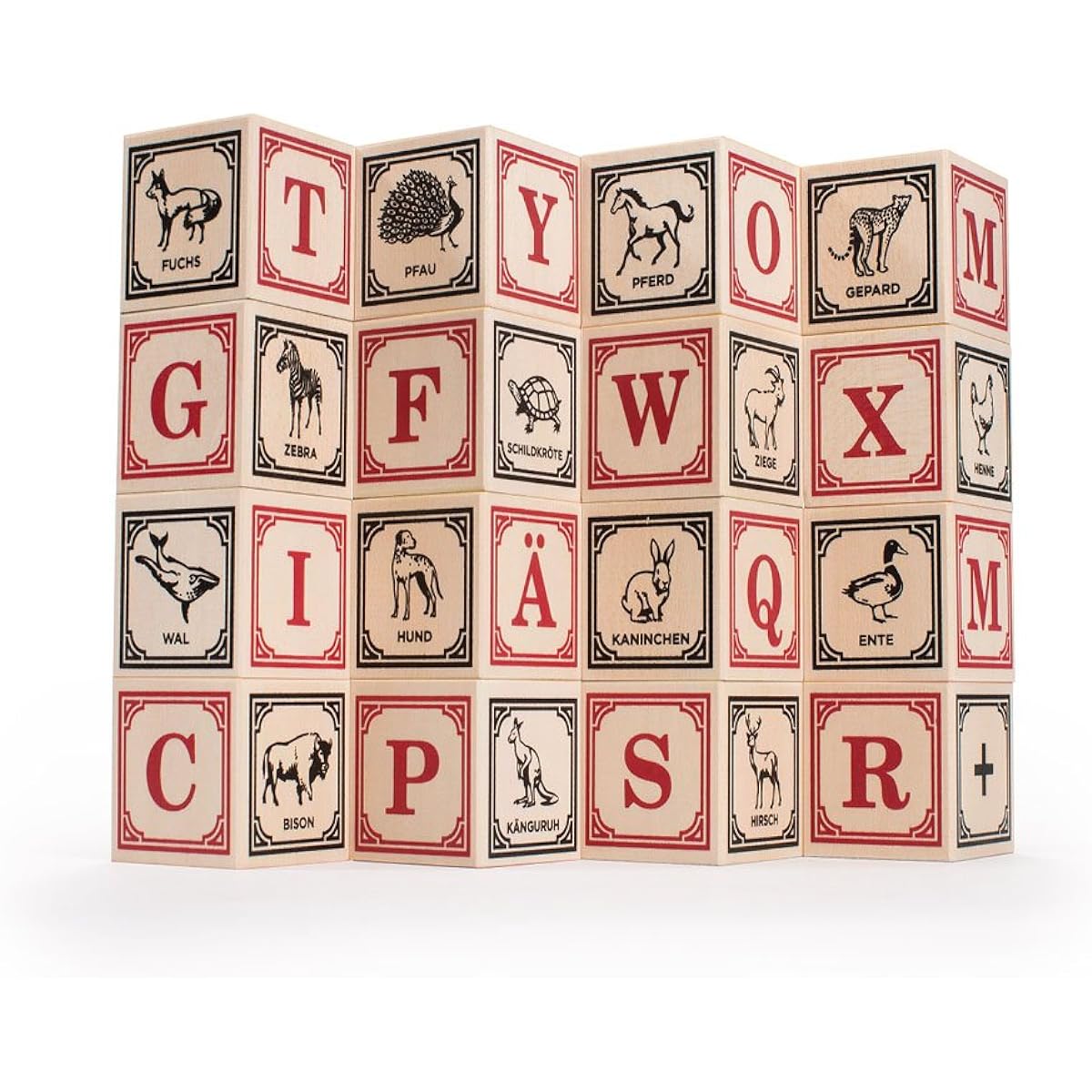 Uncle Goose German ABC Blocks - Made in USA