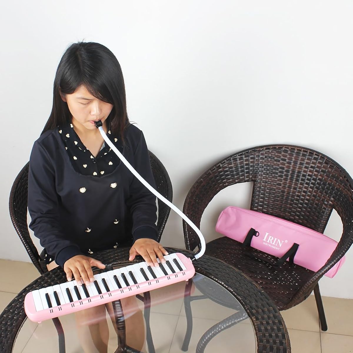 Btuty 37 Piano Key Melodica Pianica Musical Instrument with Carry Bag