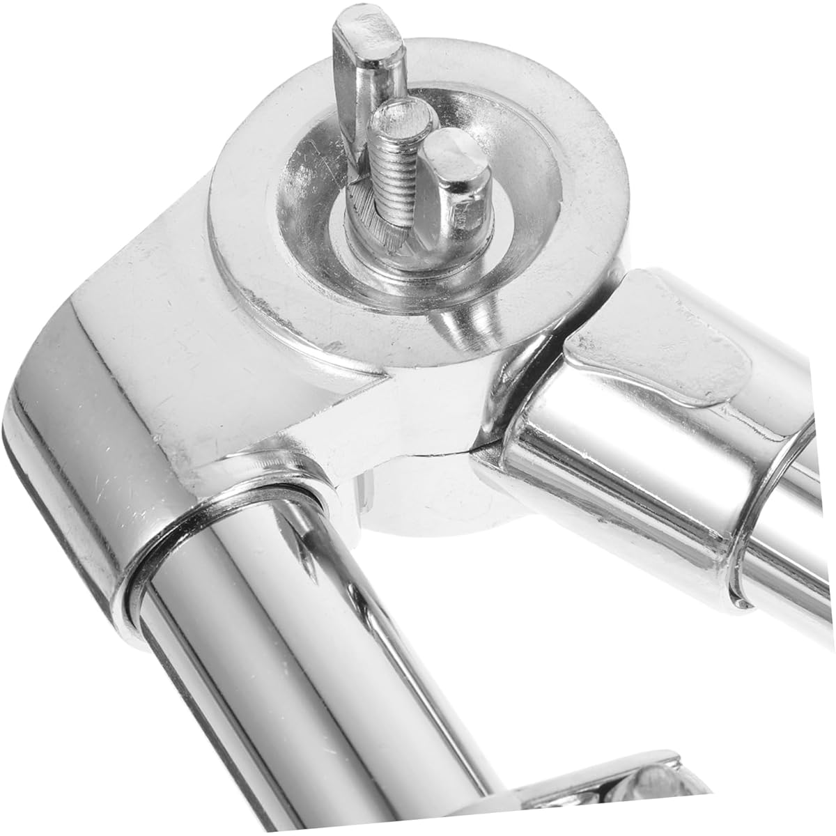 Parliky 1 Pair Metal Brackets Drum Rack Water Suspension Stand Water Hose Holder Stand Performance Display Bracket Stand Tom Drum Performance Display Hardware Light Drum Kit Silver