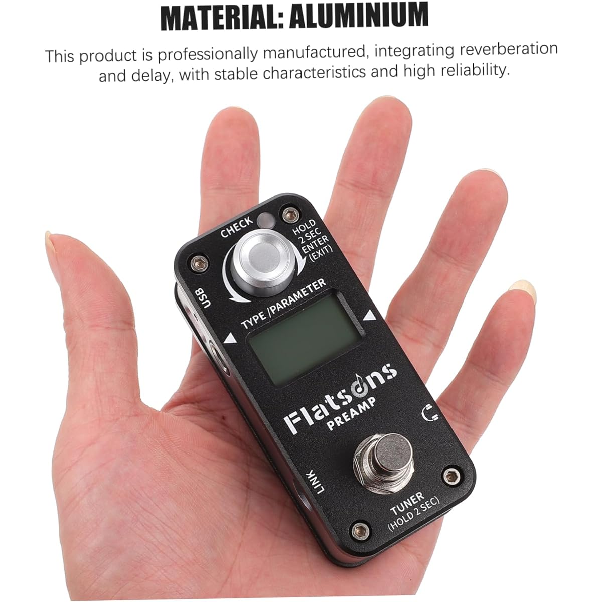 Vaguelly 1pc Guitar Effect Electric Guitar Looper Guitar Core Guitar Accessories Stereo Looper Pedal Guitar Effector Overloaded Effector Metal Effector Guitar