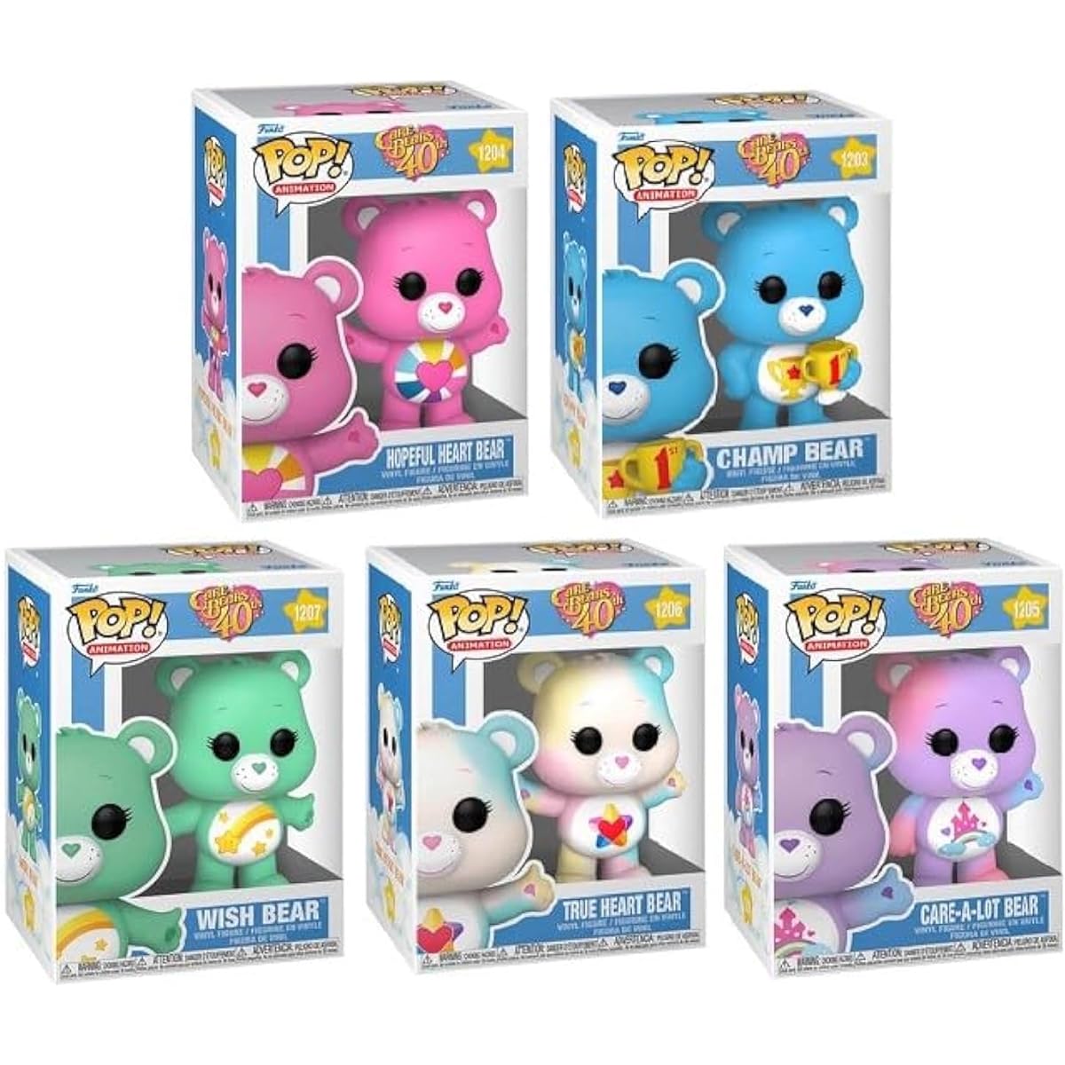 Funko POP! Animation: Care Bears 40th Anniversary (Set of 5)