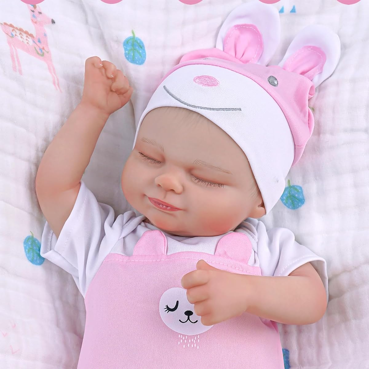 BABESIDE Lifelike Reborn Baby Doll Skylar 17" Soft Vinyl Body Realistic Newborn Baby Doll Anatomically Correct Real Life Baby Doll for Girls Kids Ages 3+ & Collections