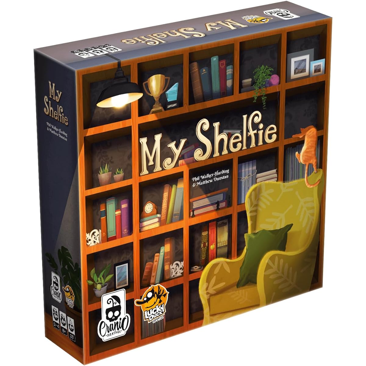 Lucky Duck Games My Shelfie Board Game - Organize Your Shelves and Show Off Your Treasures! Strategy Game, Fun Family Game for Kids and Adults, Ages 8+, 2-4 Players, 30 Minute Playtime
