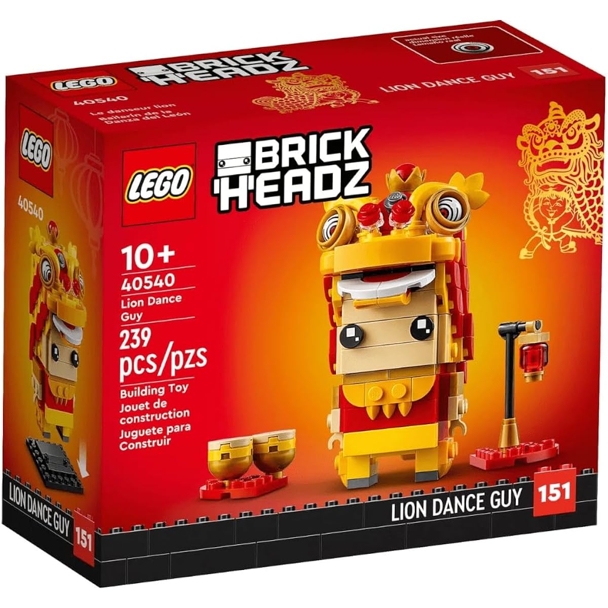 LEGO BrickHeadz Lion Dance Dancer - Chinese New Year